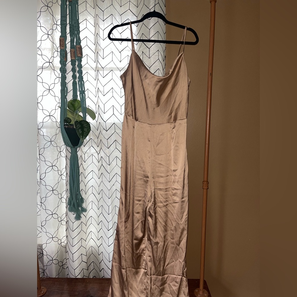Sincerely Jules L Satin Jumpsuit